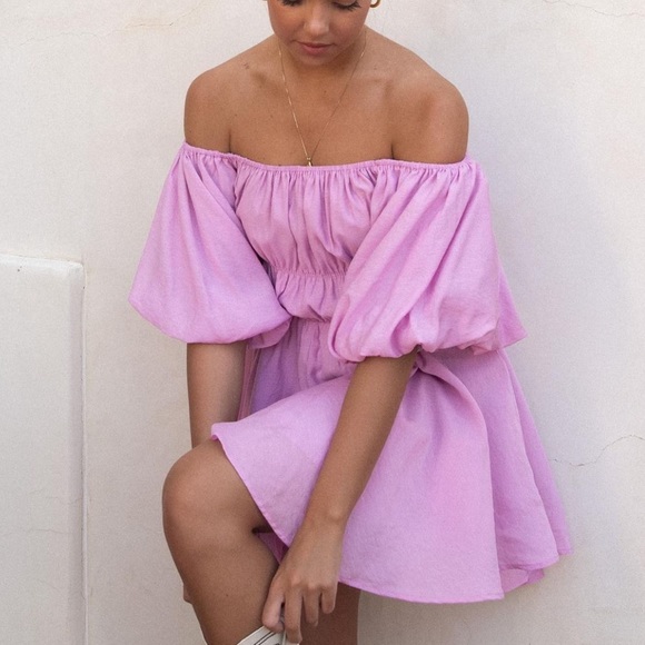 Lilac babydoll dress - Picture 2 of 5